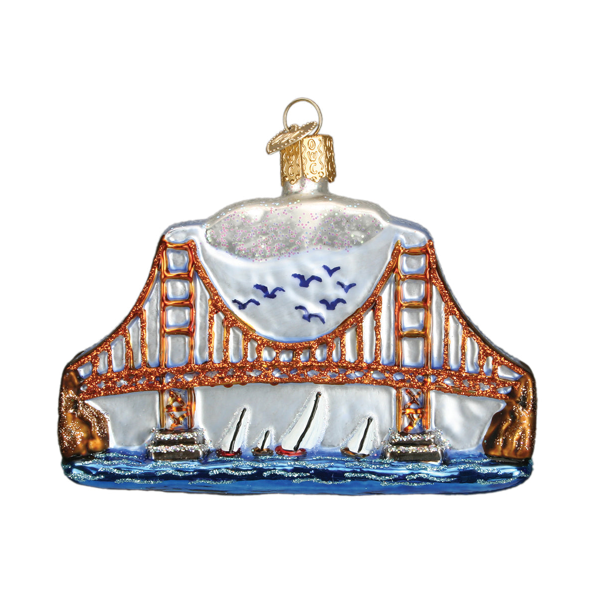 Golden Gate Bridge Ornament Old World Christmas