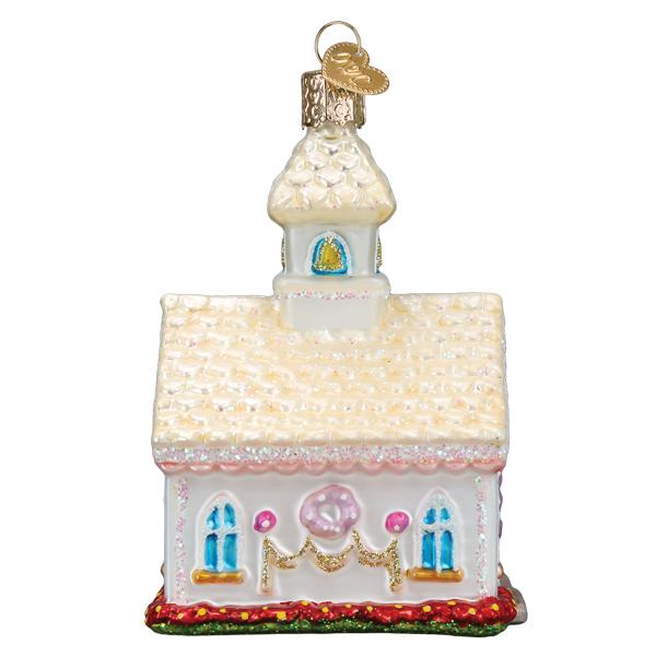 Wedding Chapel Ornament Old World Christmas