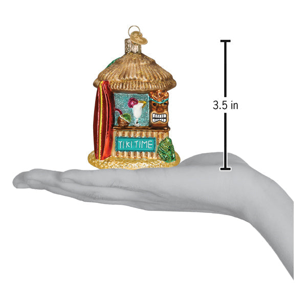 Tiki Hut Ornament Old World Christmas