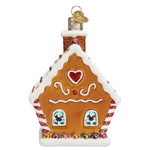 Sweet Gingerbread Cottage Ornament Old World Christmas