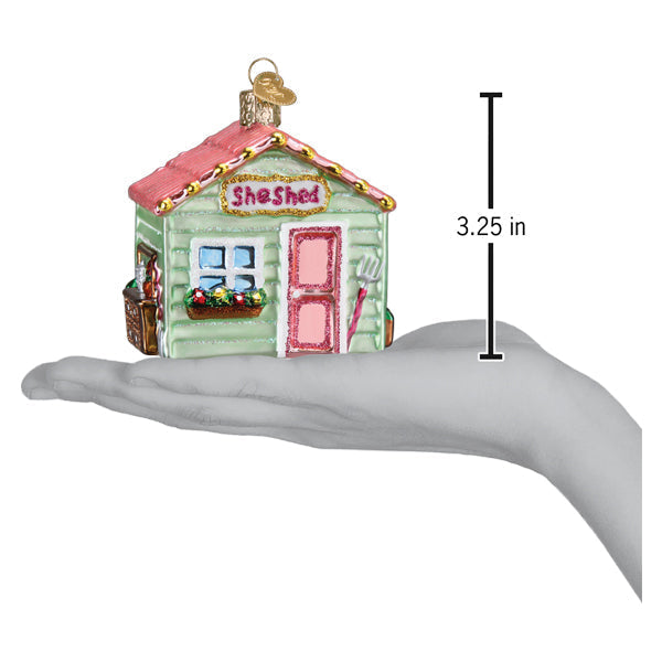 She Shed Ornament Old World Christmas