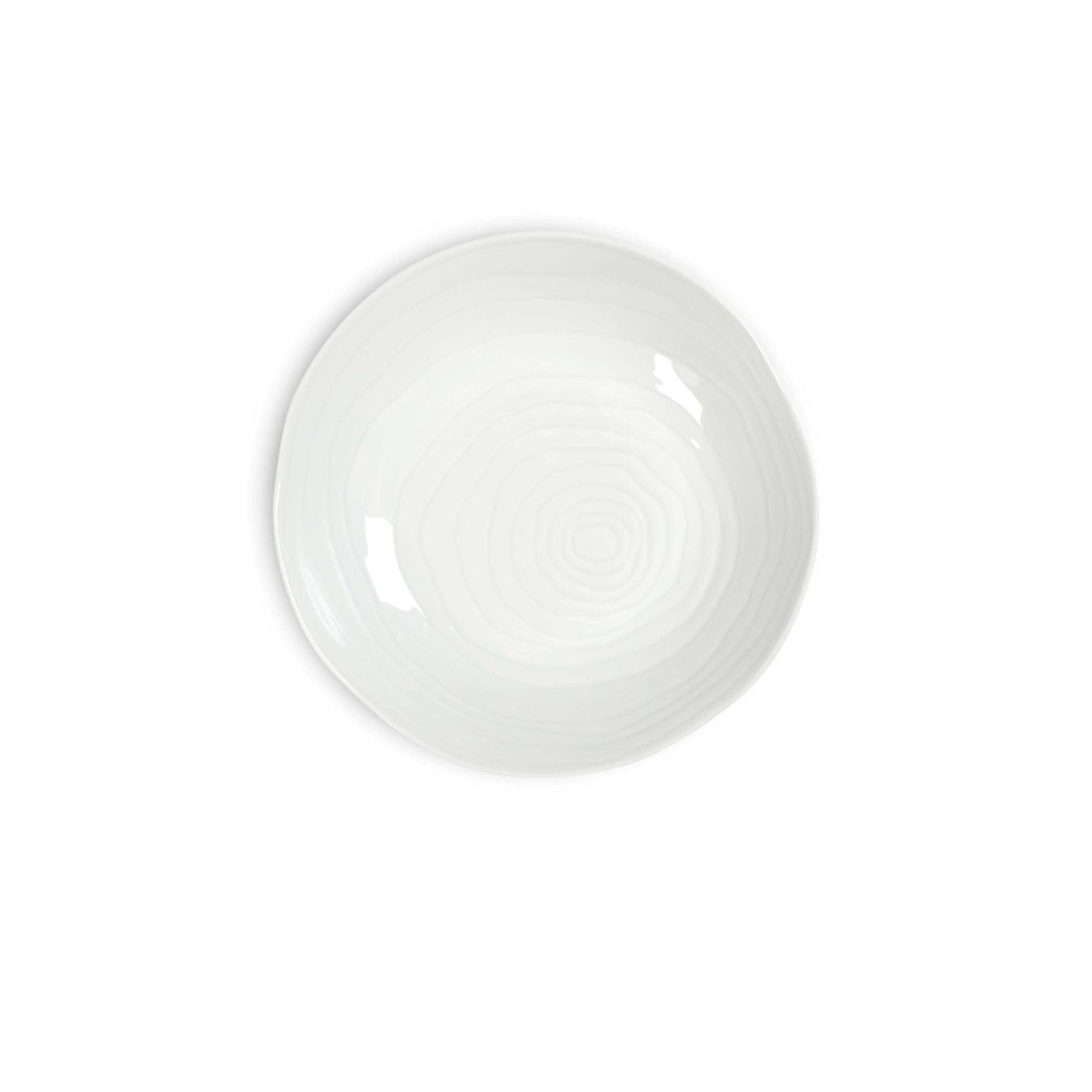 Teck 9" White Shallow Pasta Bowls, Set of 4