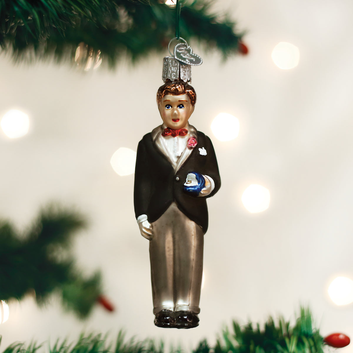 Groom - Brunette Ornament Old World Christmas