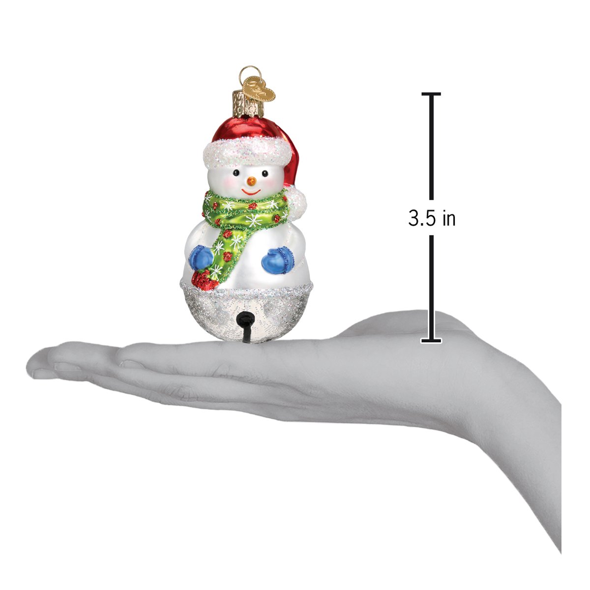 Jingle Bell Snowman Old World Christmas
