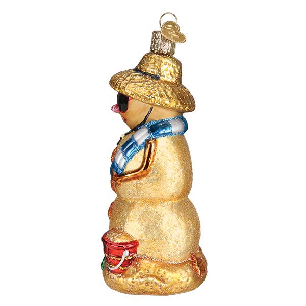 Sand Snowman Ornament Old World Christmas