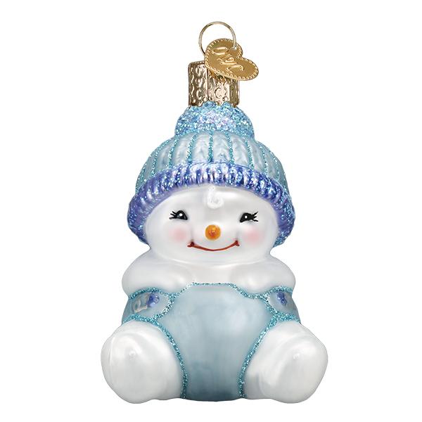 Snow Baby Boy Ornament Old World Christmas