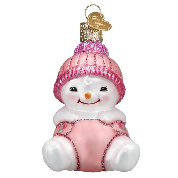 Snow Baby Girl Ornament Old World Christmas