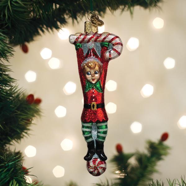 Playful Elf Ornament Old World Christmas