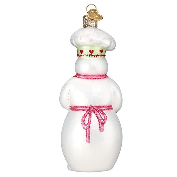 Snow Woman Chef Ornament Old World Christmas