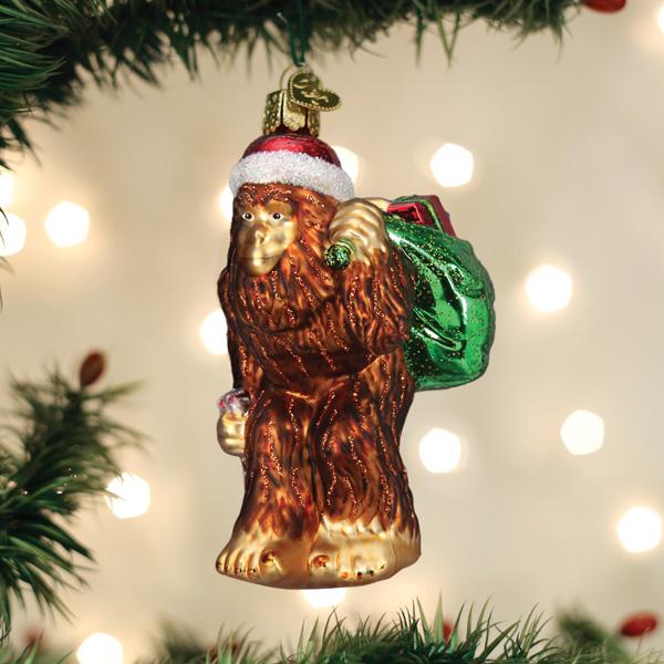 Santa Sasquatch Ornament Old World Christmas