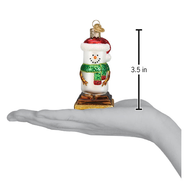 S'mores Snowman Ornament Old World Christmas