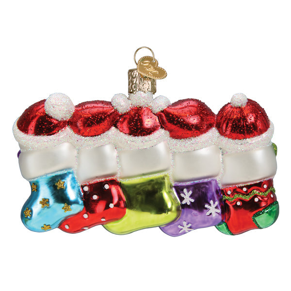 Snow Family Of 5 Ornament Old World Christmas