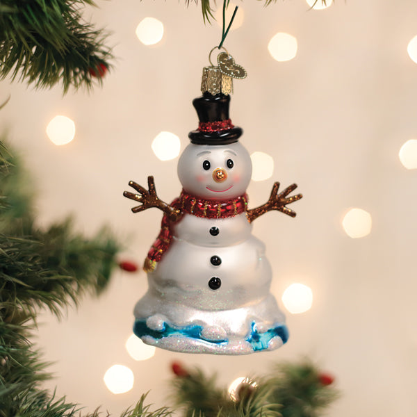 Mr. Melting Snowman Ornament Old World Christmas