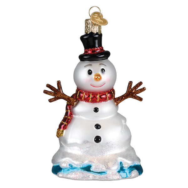 Mr. Melting Snowman Ornament Old World Christmas