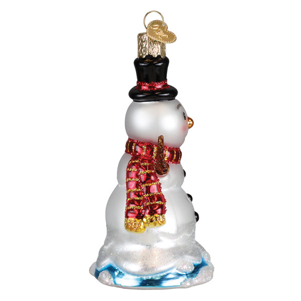 Mr. Melting Snowman Ornament Old World Christmas