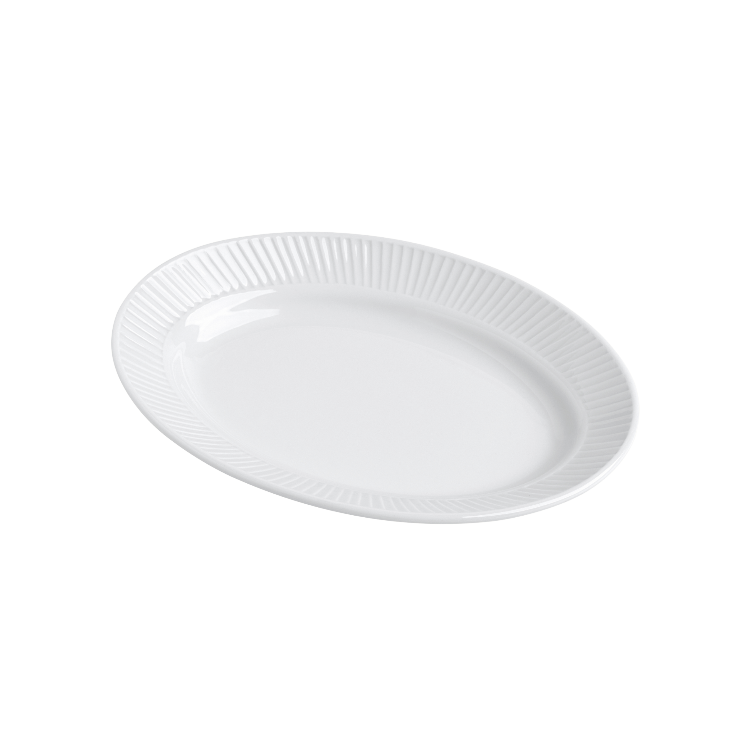 Plisse Oval Serving Platters