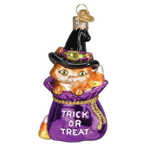 Trick-or-treat Kitty Ornament Old World Christmas