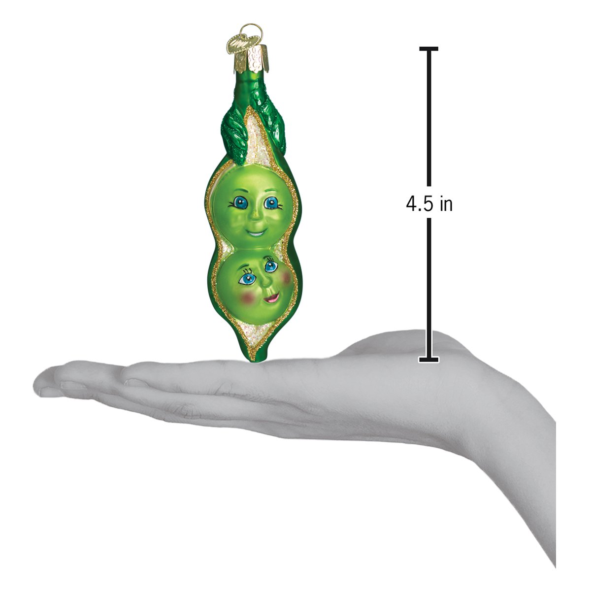 Two Peas In A Pod Ornament Old World Christmas