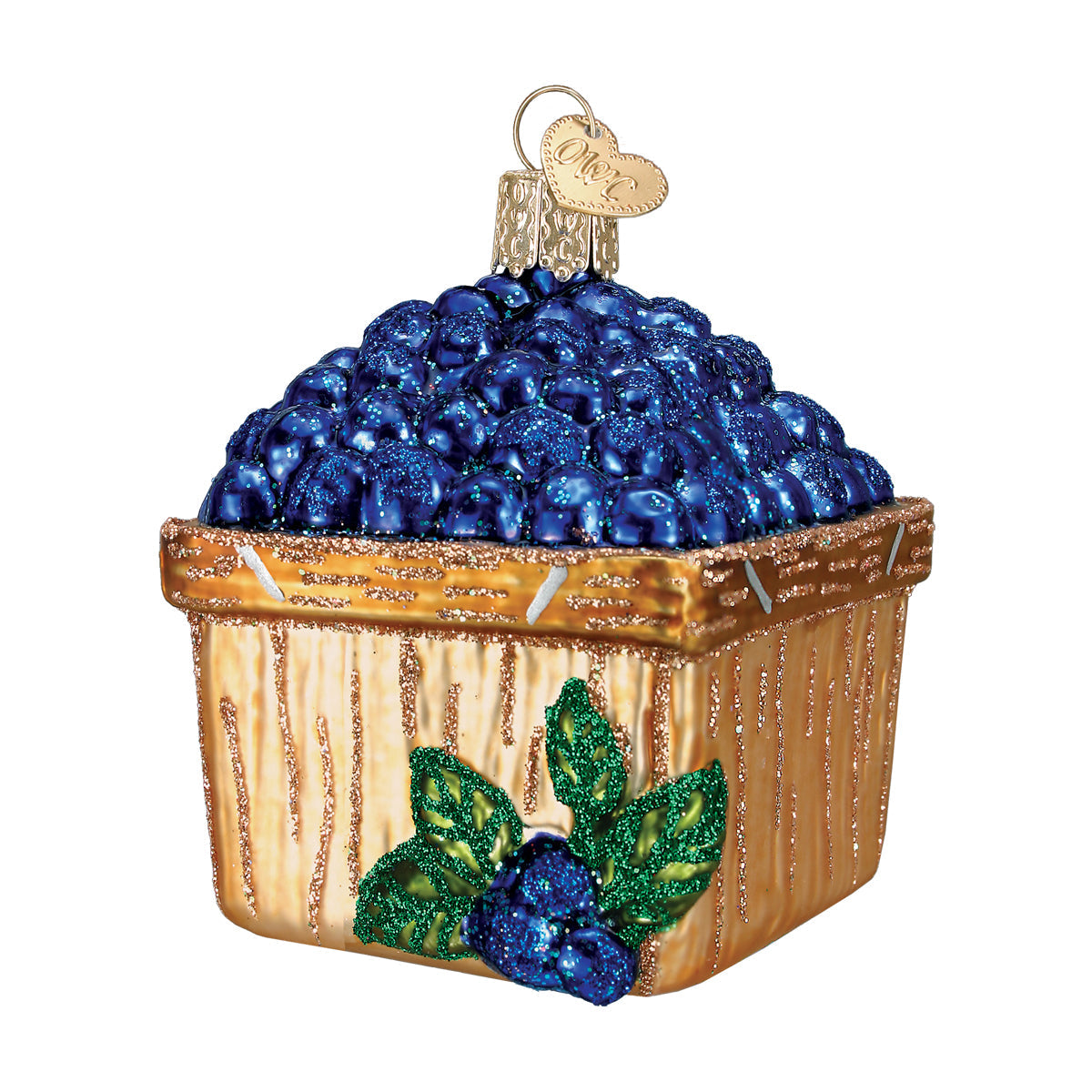 Basket Of Blueberries Old World Christmas
