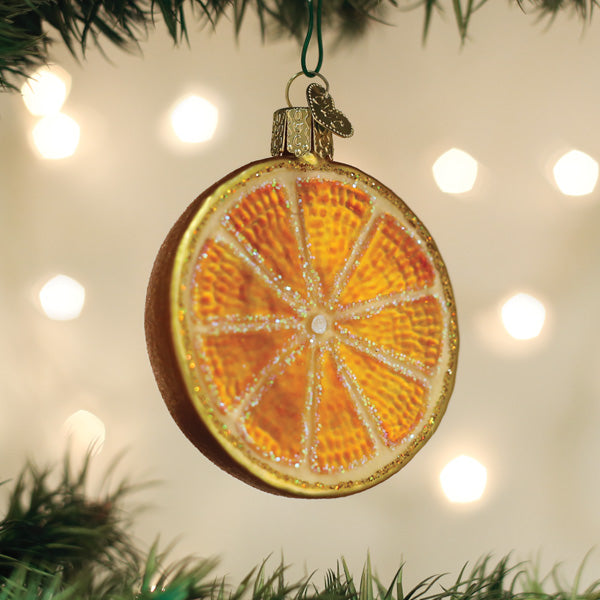 Orange Ornament Old World Christmas