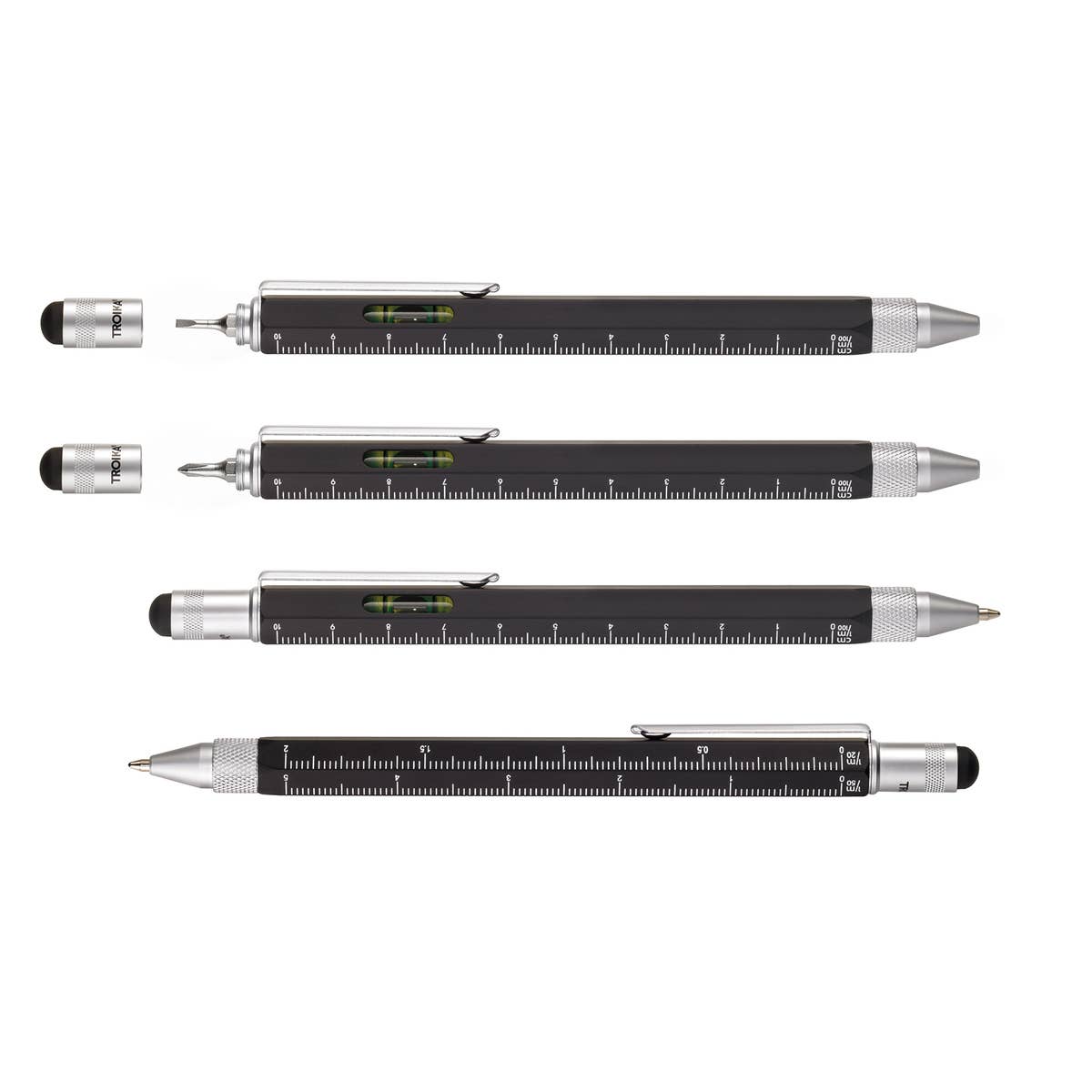 Troika Construction Ballpoint Tool Pen: Black Gold