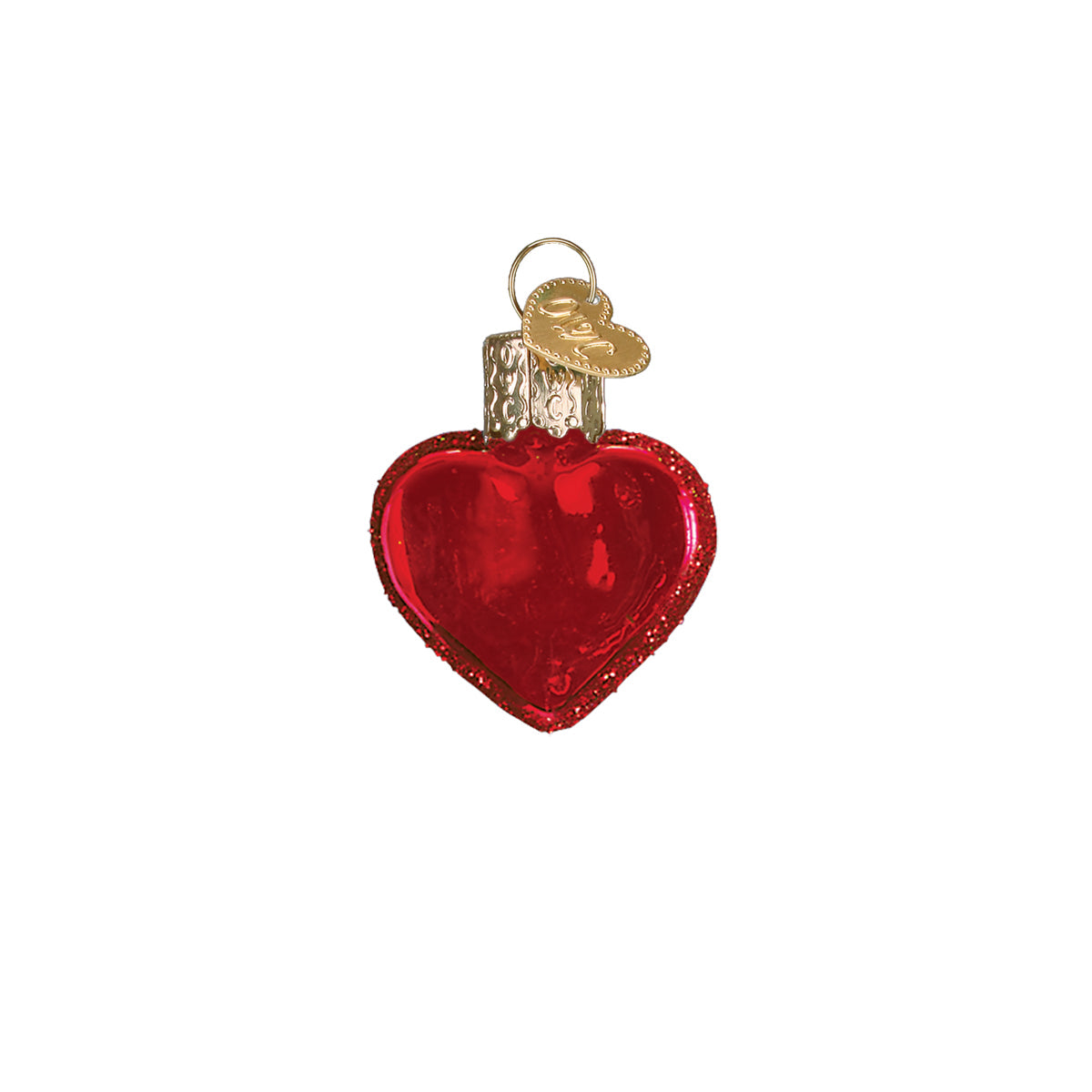 Small Red Heart Ornament Old World Christmas