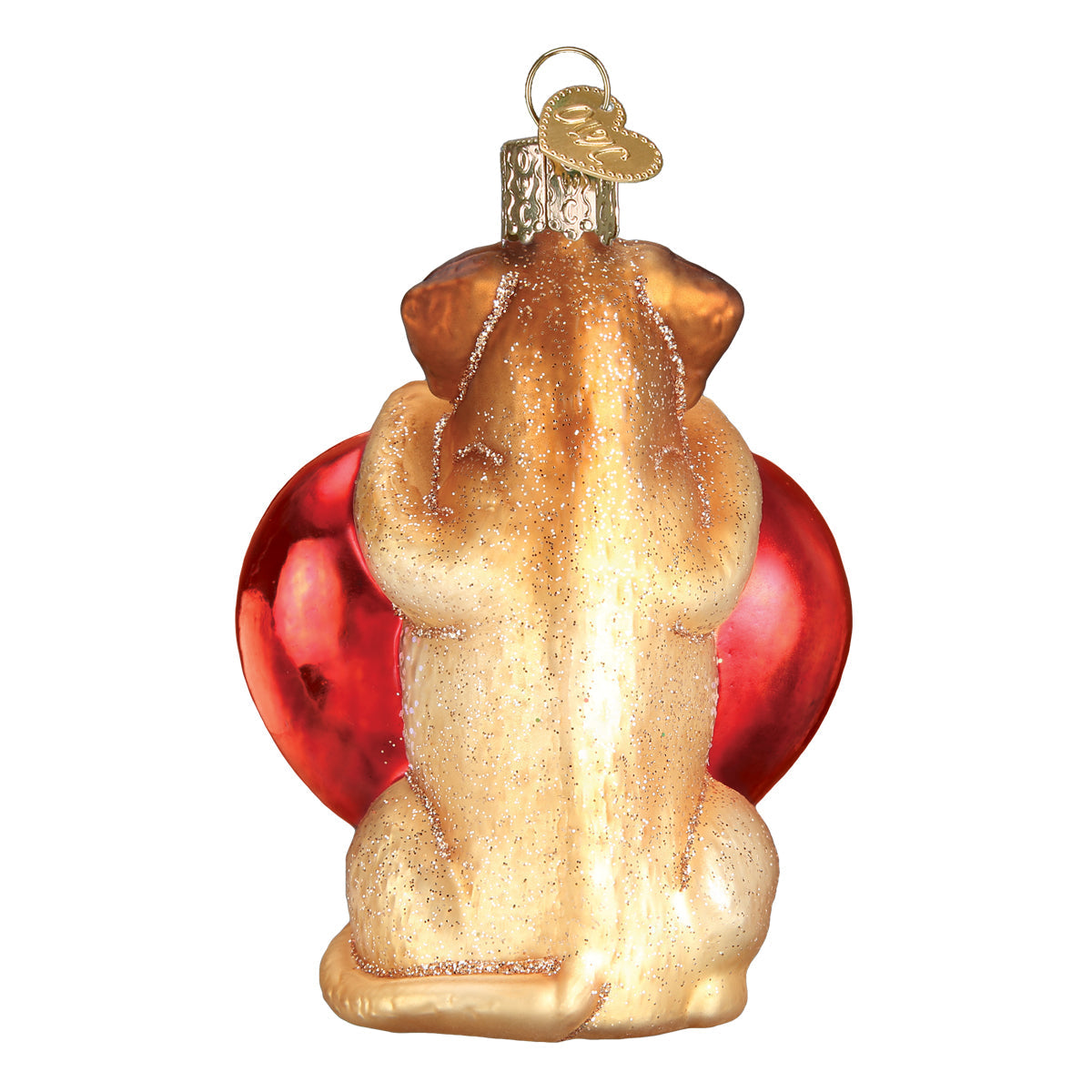 I Love My Dog Ornament Old World Christmas