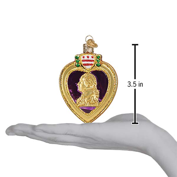Purple Heart Ornament Old World Christmas