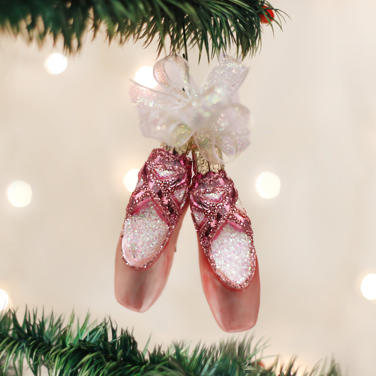 Pair Of Ballet Slippers Old World Christmas