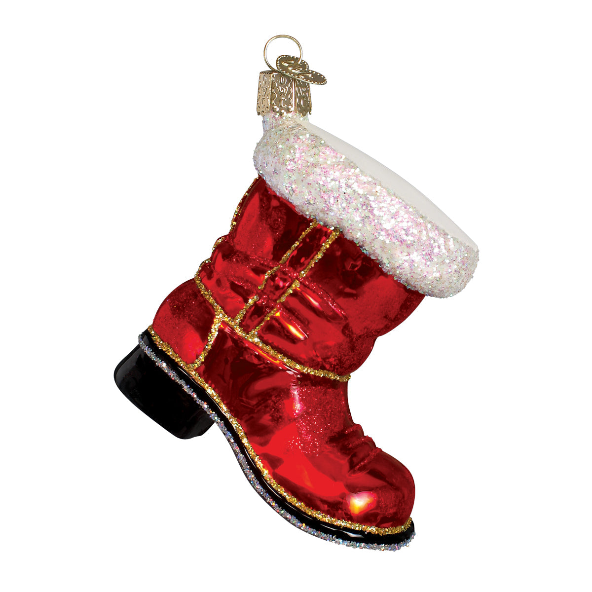 Santa's Boot Ornament Old World Christmas