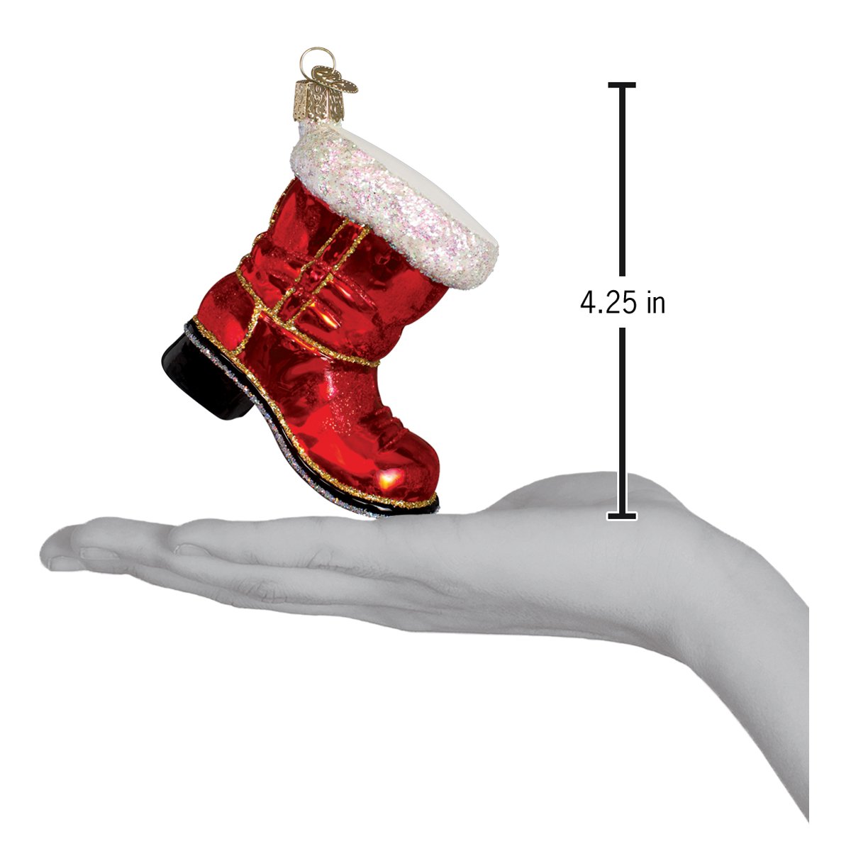 Santa's Boot Ornament Old World Christmas