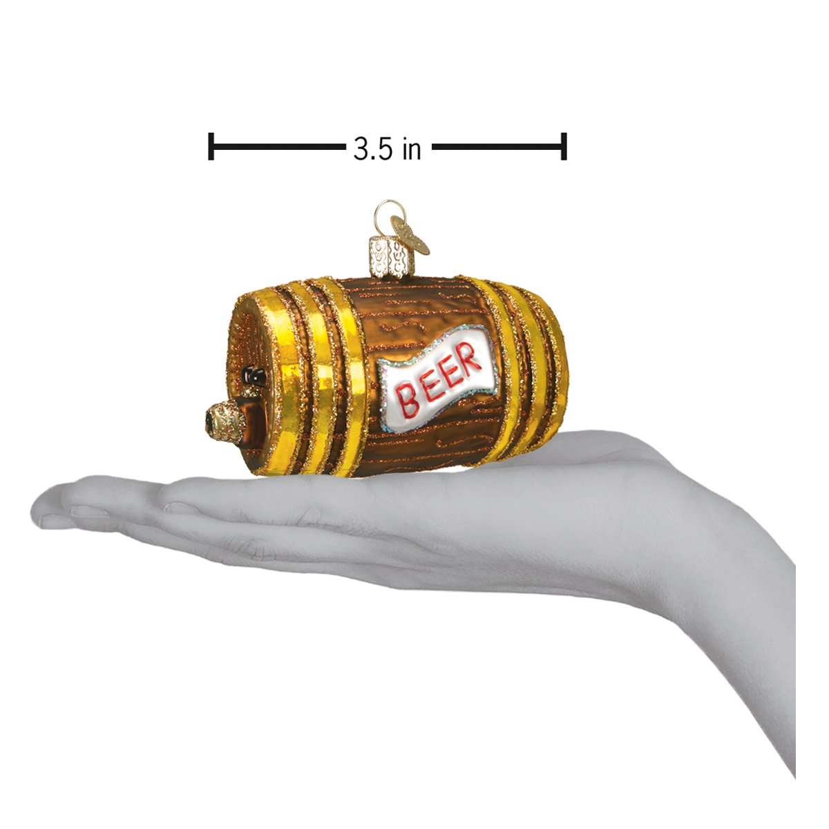 Beer Keg Ornament Old World Christmas