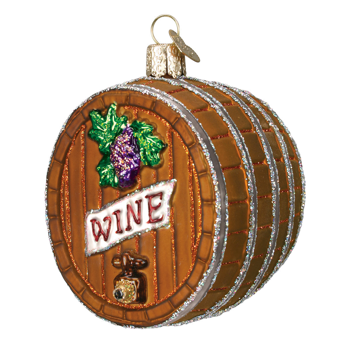 Wine Barrel Ornament Old World Christmas