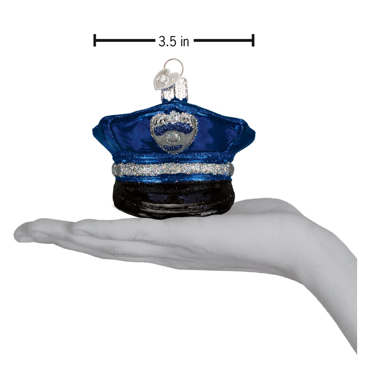 Police Officer's Cap Ornament Old World Christmas