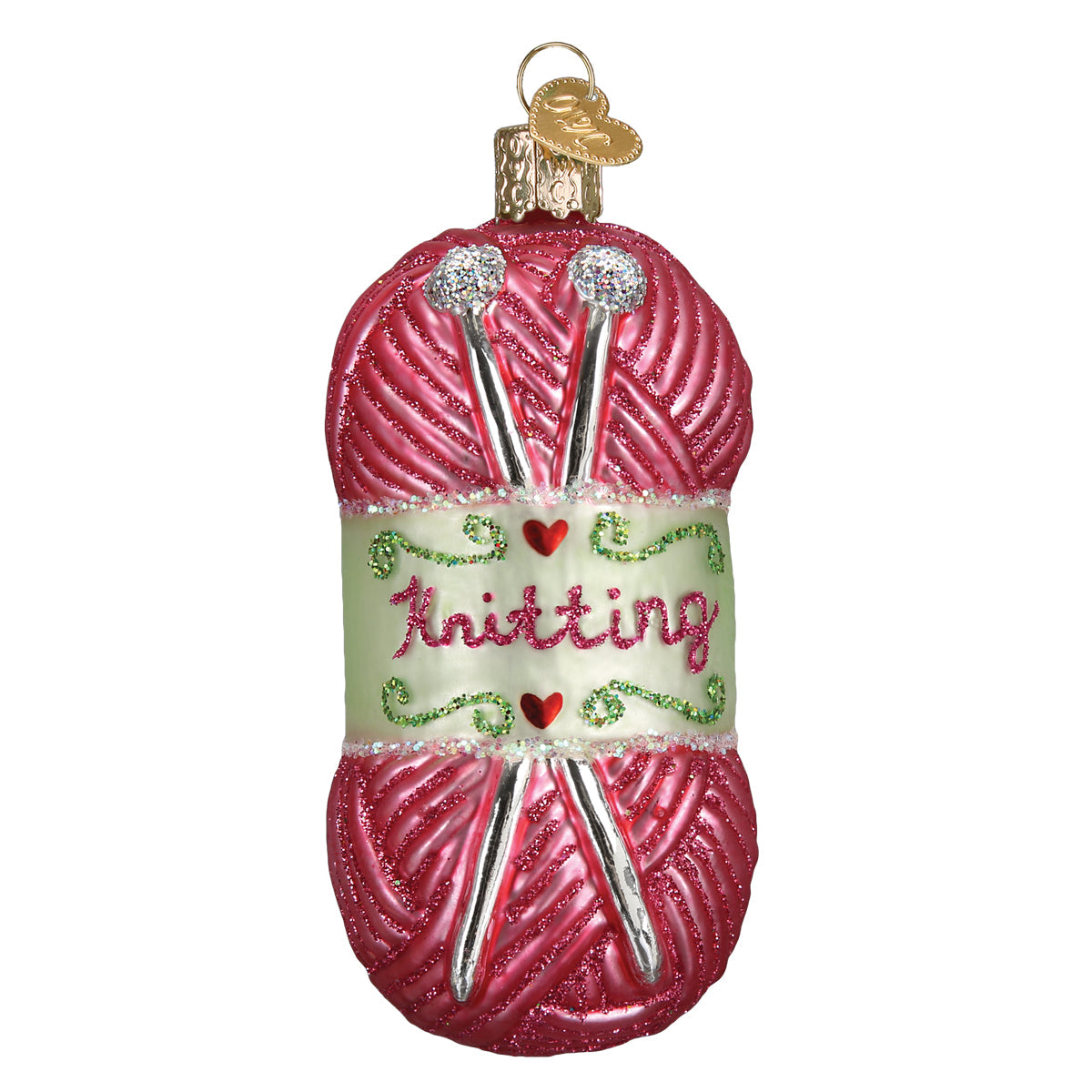 Knitting Yarn Ornament Old World Christmas