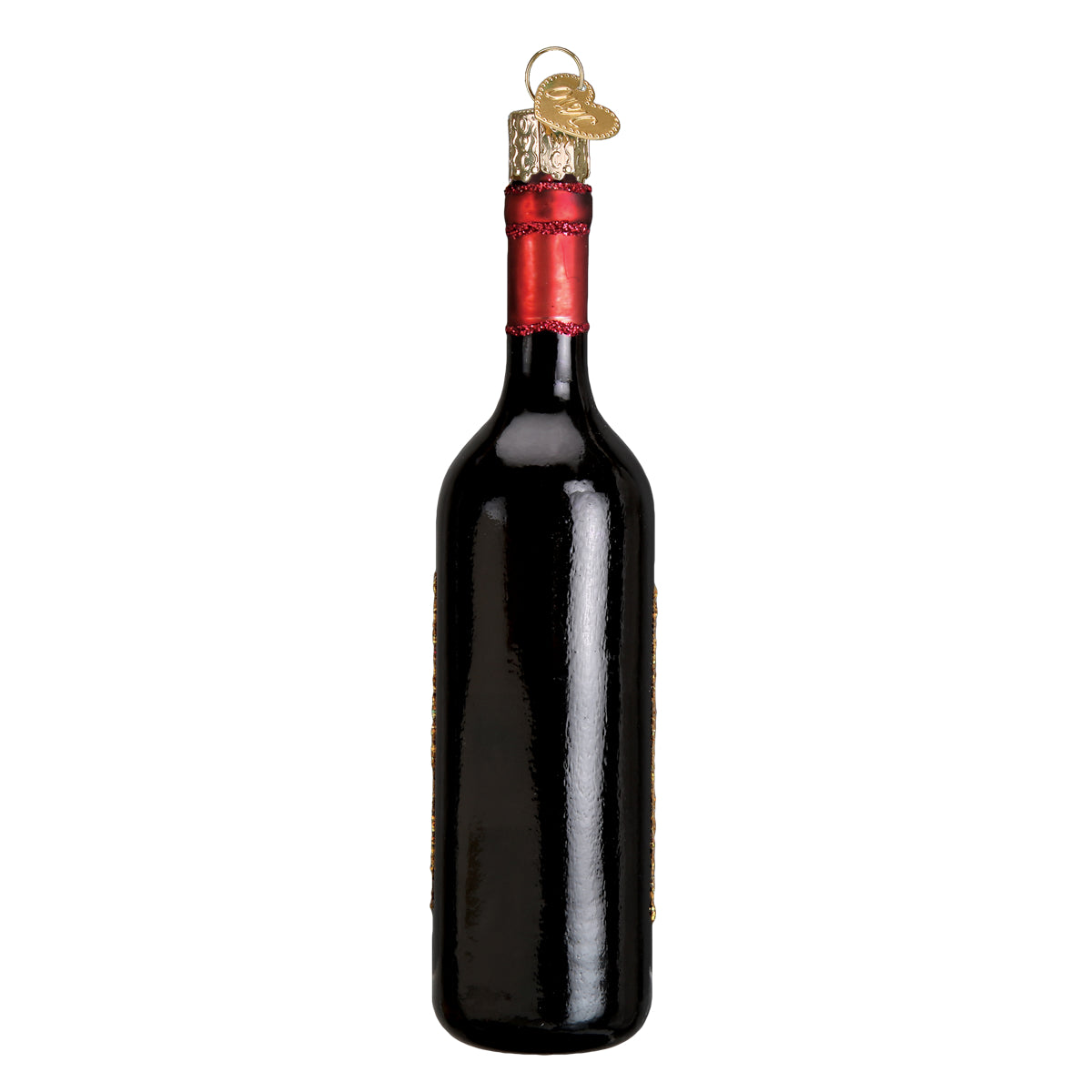 Red Wine Bottle Ornament Old World Christmas