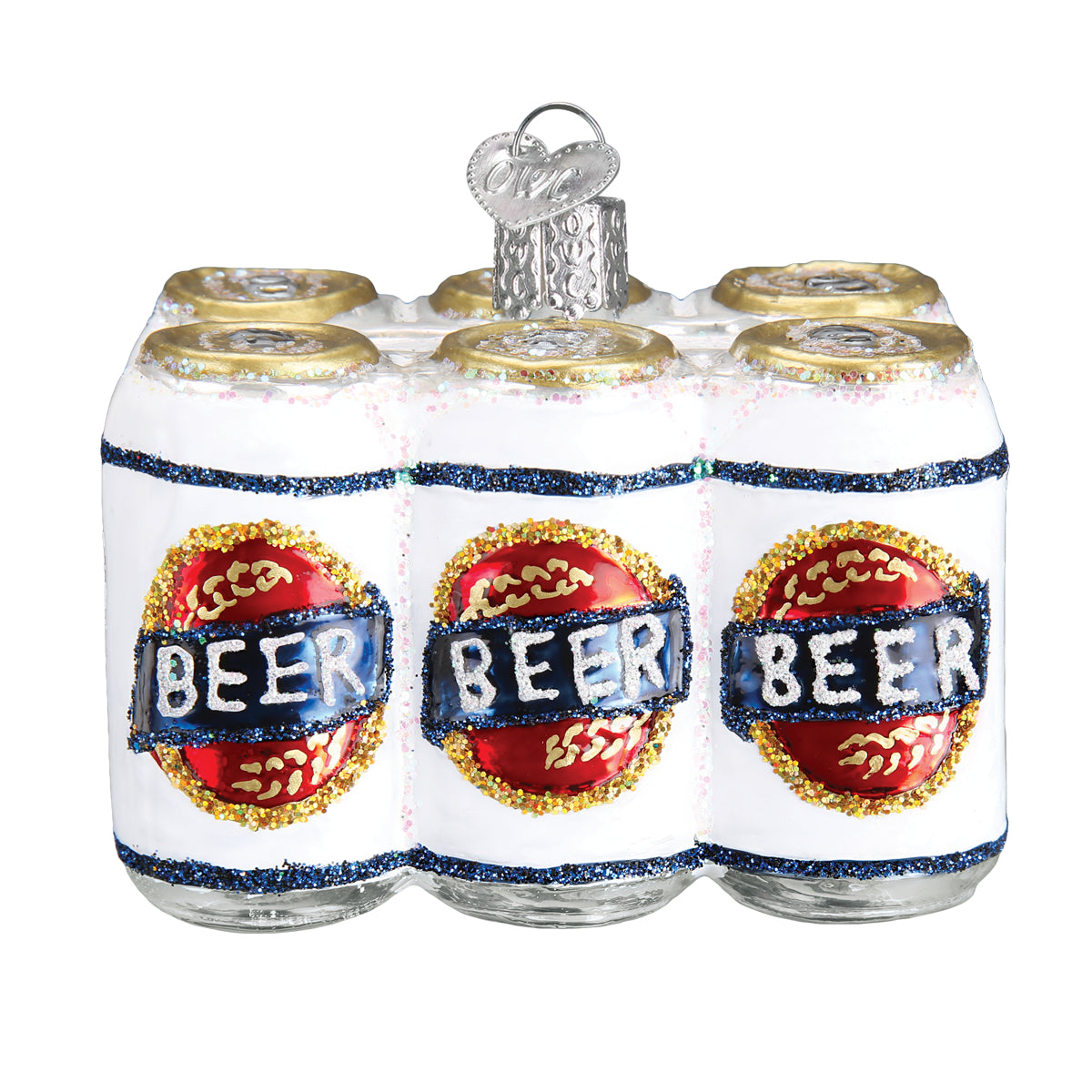 Six Pack Of Beer Ornament Old World Christmas
