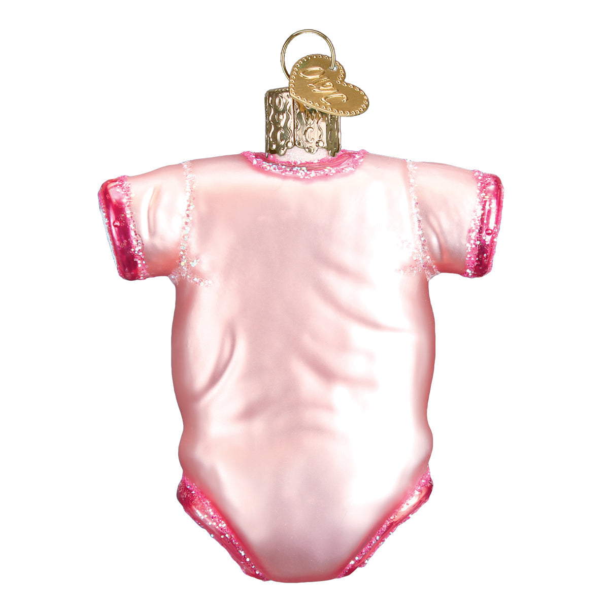 Pink Baby Onesie Ornament Old World Christmas