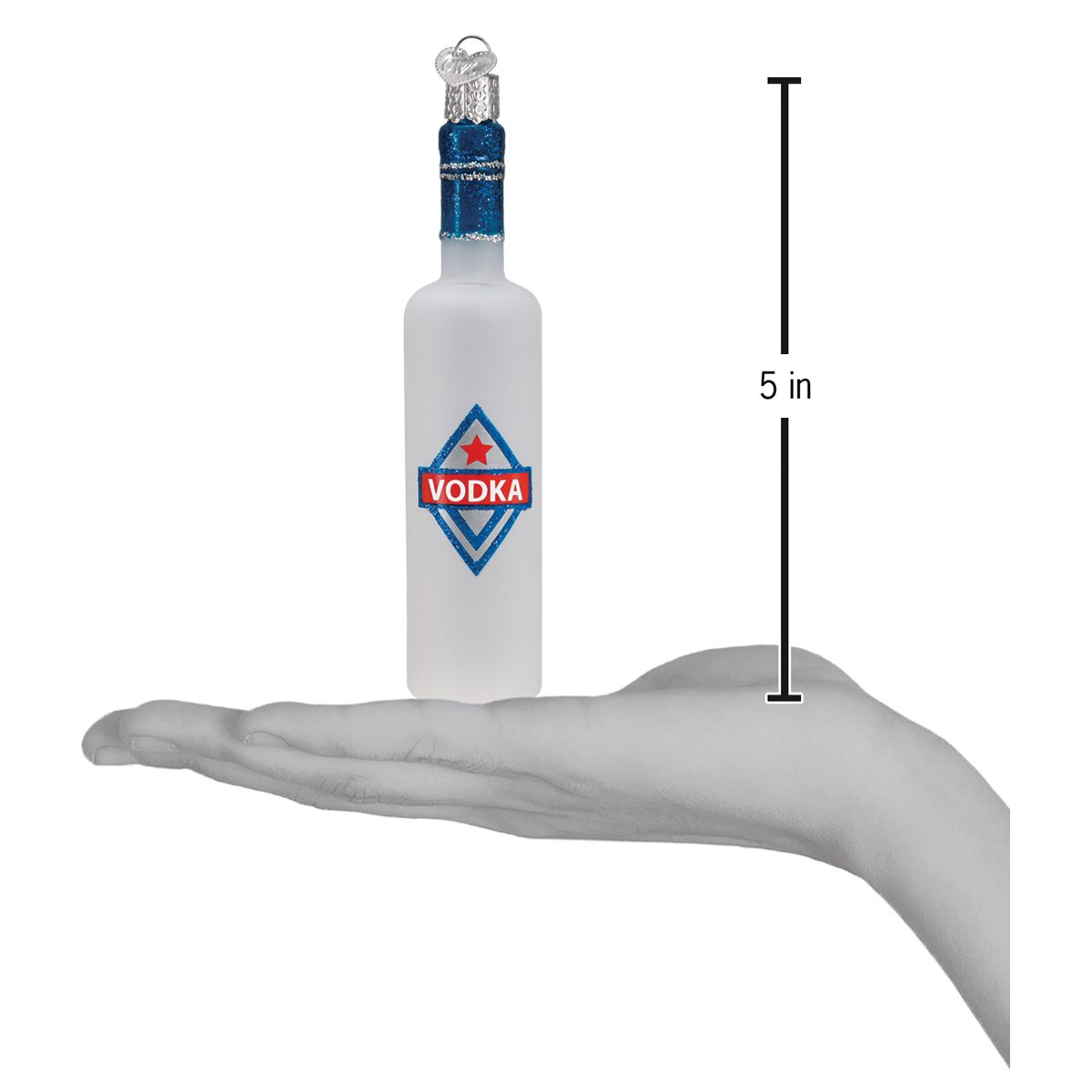 Vodka Bottle Ornament Old World Christmas