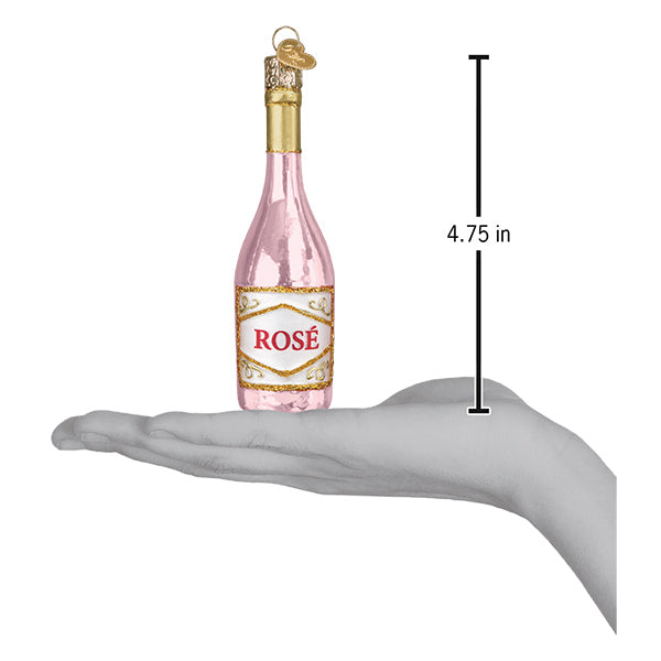 Rose Wine Ornament Old World Christmas