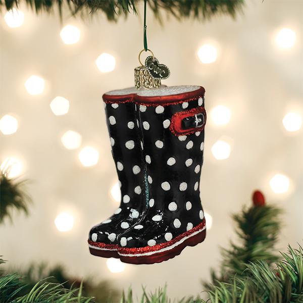 Rubber Boots Ornament Old World Christmas