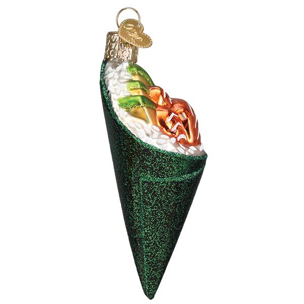 Sushi Hand Roll Ornament Old World Christmas