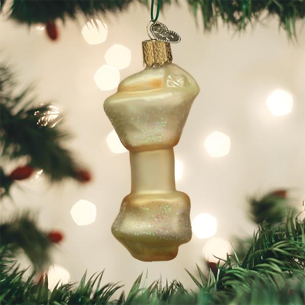 Rawhide Bone Ornament Old World Christmas