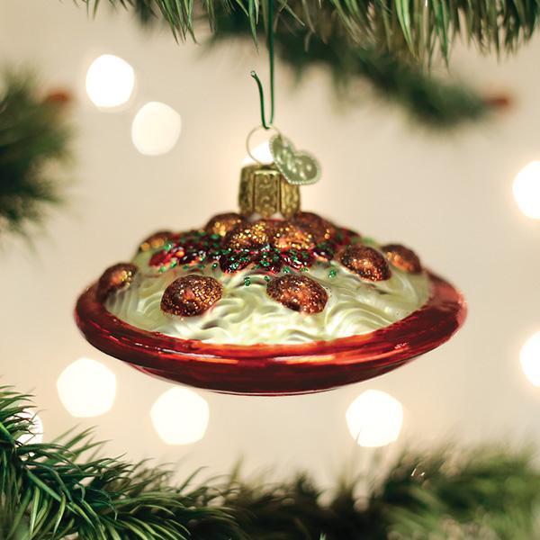 Spaghetti  And Meatballs Ornament Old World Christmas