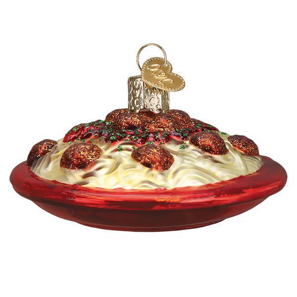 Spaghetti  And Meatballs Ornament Old World Christmas