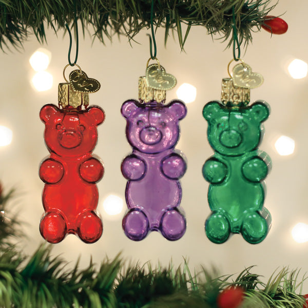 Jelly Bear Set Ornament Old World Christmas