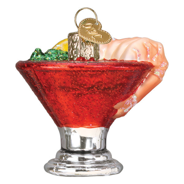 Shrimp Cocktail Ornament Old World Christmas