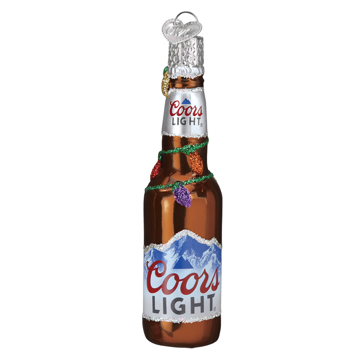 Holiday Coors Light Bottle Ornament Old World Christmas