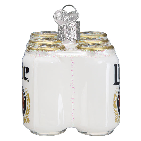 Miller Lite Six Pack Ornament Old World Christmas