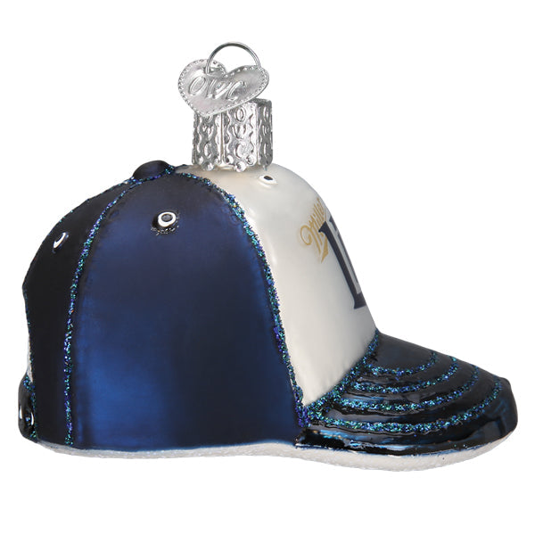 Miller Lite Baseball Cap Ornament Old World Christmas